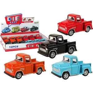 LEANToys friction-powered toy car pickup 4 colors, model 16524