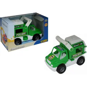 Игрушечный полицейский радиавоз Wader ConsTruck модель 41906, пластиковый автомобиль для детей