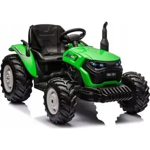 Электрический детский трактор Lean Cars HC-306 24V — зелёный, на аккумуляторе