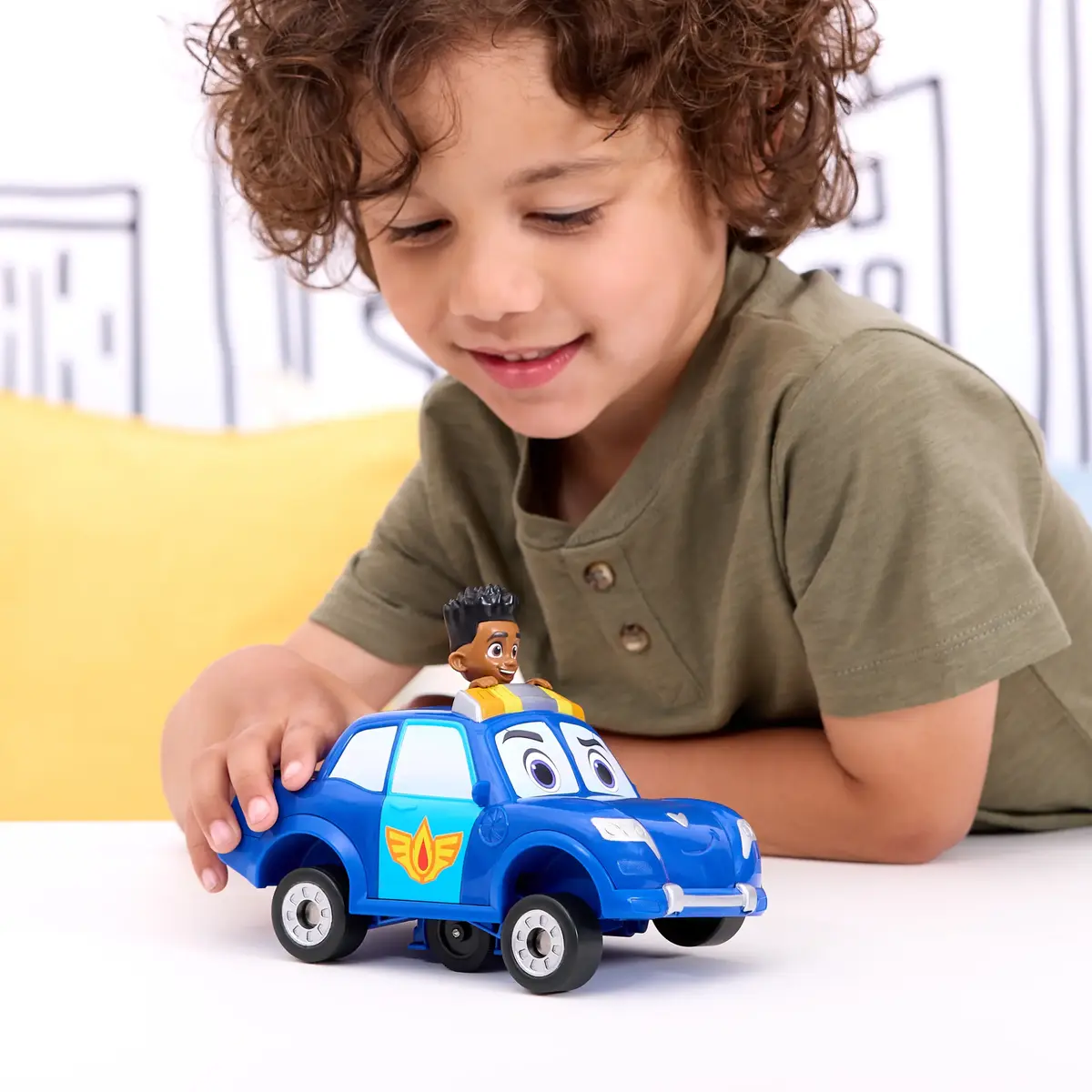 Maki Disney Junior Firebuds Jayden and Piston toy car Photo 2