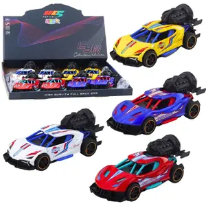 LEANToys toy car 1:36 scale with lights, sound and smoke effect