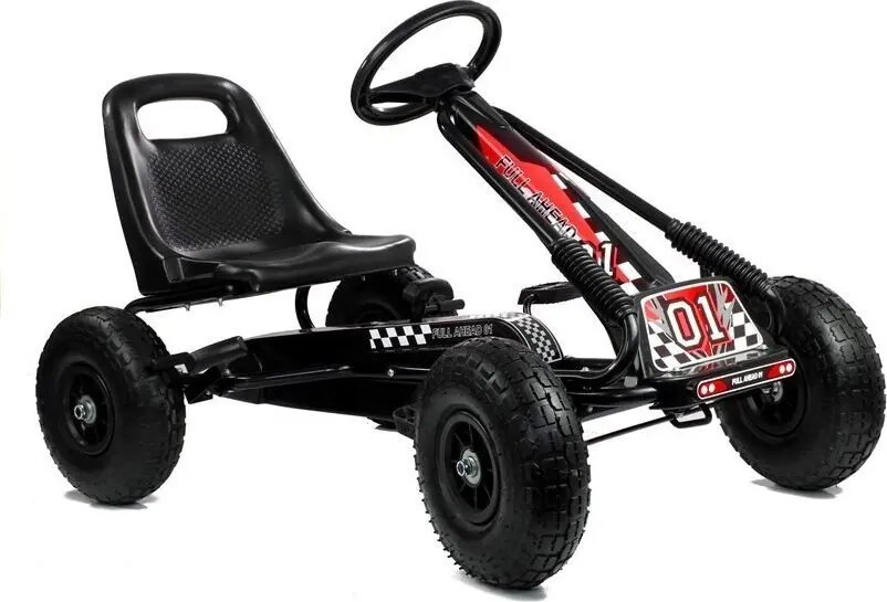 Lean Cars gokarts A-15 ar pumpējamām