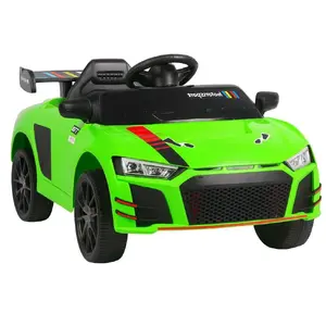 Braucamais uz akumulatora BT 915 zaļš — bērnu bateriju automašīna, modelis 27011
