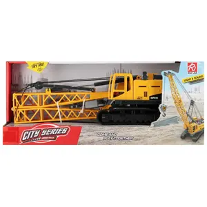 Игрушечный строительный кран mega creative MASZYNA BUD B/O DZWIG 43X18X13 MC WB 24, габариты 43×18×13 см