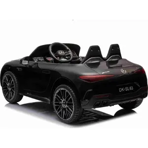 Electric Ride-On Car Mercedes AMG SL63 4x4, licensed model, black