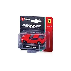 Sports car model Bburago Ferrari F12, preassembled 1:64 scale, 34 g