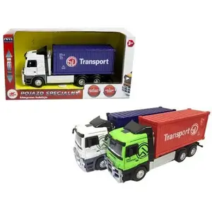 Playme mehāniskā rotaļlieta — Playme Pojazd specjalny Kontener (245116) mehānisks konteineru transportlīdzeklis