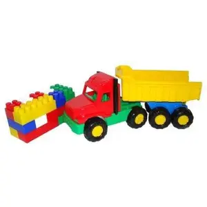 Polesie toy set Polesie Zestaw Faworyt i Klocki – wooden/plastic blocks and stacking pieces for preschool play