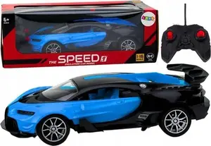 Radiovadāmā sporta automašīna LEANToys 1:16 mērogs, zila, modelis 631994