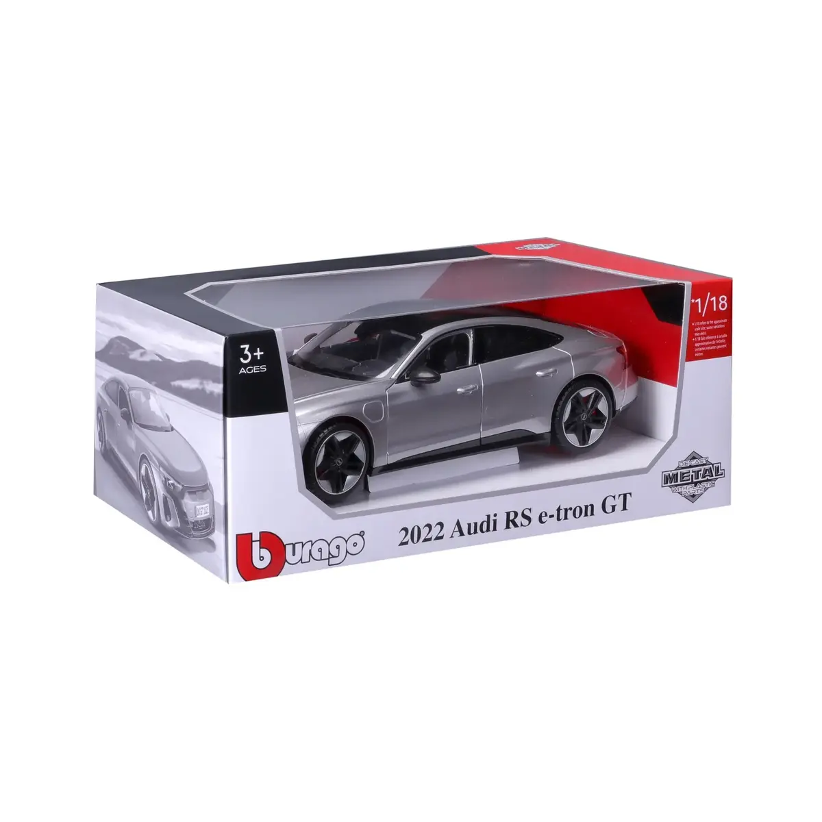 BBURAGO Audi RS e-tron GT 22 1:18 модель Photo 4