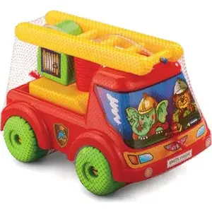 Toy Firefighter Car Marioinex Bartek — Mechanical Pull-Back Vehicle, Brand: Marioinex