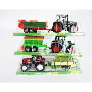 Toy tractor Gazelo G087443 – mechanical farm vehicle, single piece