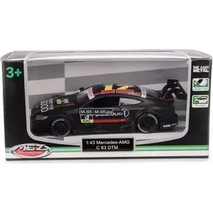 Metāla modeļa auto Daffi Mercedes-AMG C 63 DTM 1:43, melns