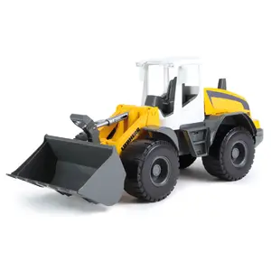 Wheel loader toy Norimpex Lena Worxx Liebherr L538 Litronic – plastic, for ages 3+, black/grey/white/yellow