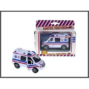 Механическая игрушка Hipo Karetka / pogotowie 11 см со звуком SW-16-11A/PL-WB