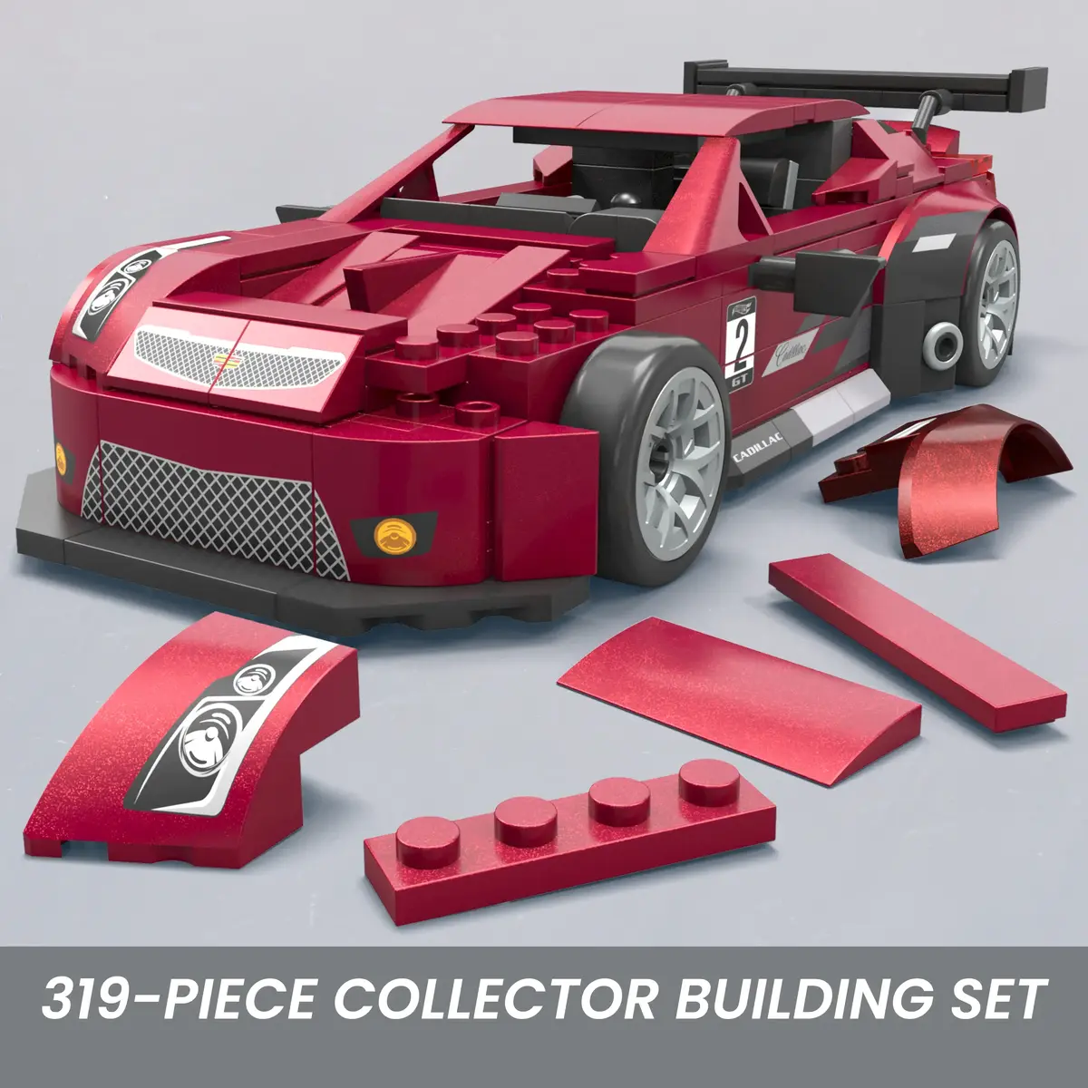 MATTEL MEGA Hot Wheels Showcase Cadillac ATS-V R komplekts Photo 6