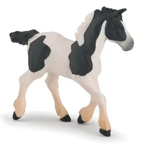 Figūriņa: Russell Hobbs Papo Black Piebald Cob Foal, PVC, 170×60×90 mm