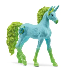 Фигурка Schleich Collectibles Unicorn Terra, пластиковая коллекционная единорога, сине‑зеленая, 5+