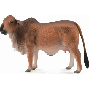 Collecta figure Red Brahman Cow model 004-88600, realistic animal figurine, scale unspecified