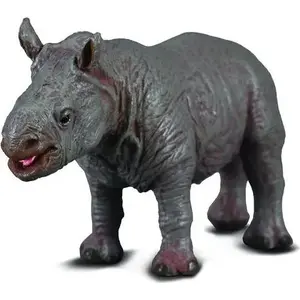 Collecta figure Young White Rhinoceros - Collecta model 004-88089, realistic animal figurine