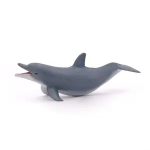 Figure Schleich Papo Playing Dolphin PVC grey and white, suitable from 3 years
