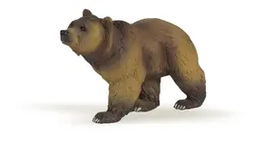 Figure Papo Pyrenees Bear – Papo PVC wild animal figurine, brown, recommended age 3+