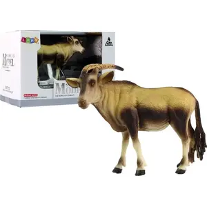 LEANToys antelope figurine model 12348 — painted plastic animal toy, small zoo figure