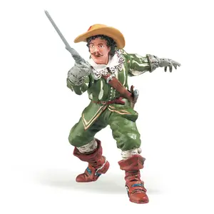 Kolekcionējamā figūra Papo D'Artagnan — daudzkrāsains kino/TV varonis, 290×335×210 mm, blistera iepakojums