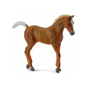 Collecta figūriņa ēzeļa kumeļš Chestnut modelis 004-88451 kolekcionējama dzīvnieku figūriņa