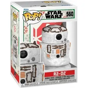 Фигурка Funko Pop винил R2-D2 Holiday (SNWMN) — коллекционная фигурка Star Wars, стилизованный винил 3.75"