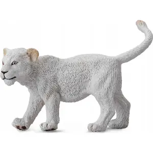 Collecta collectible figurine walking white lion cub 004-88551 by Collecta