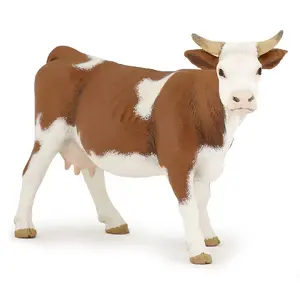 Figure Russell Hobbs Papo Simmental Cow PVC brown and white, recommended age 3+