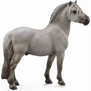 Collecta horse figure Fjord stallion gray model 88632 – realistic collectible toy