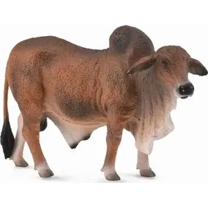 Collecta figūriņa sarkans Brahman bulls modelis 88599, reālistiska dzīvnieku figūra