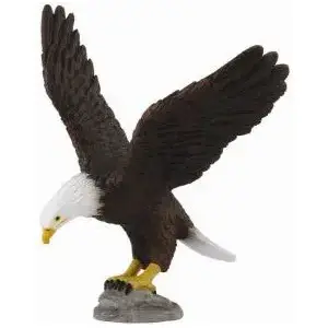 Collecta figurine American Bald Eagle model 004-88383, realistic hand-painted wildlife figure