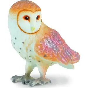 Collecta figurine Barn Owl model 490706 — realistic hand-painted wildlife replica
