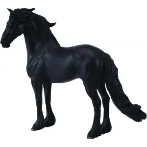 Collecta figurine Friesian Stallion model 004-88439 by Collecta, realistic horse toy scale figure