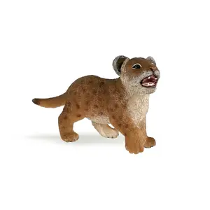 Collectible figure Papo Lion Cub — multicolour, H 128 mm, W 63 mm, D 63 mm, blister pack