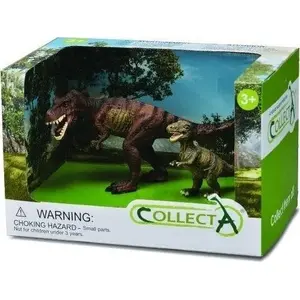 Collecta dinosaur figure set, 2-piece collectible figures by Collecta (model 004-89137)