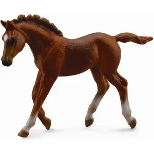 Collecta model horse foal figure Thoroughbred Foal Chesnut, Collecta 004-88670