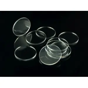 Acrylic Bases Crafters 40 mm Transparent Round (10 pieces) for Game Figures