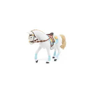 Фигурка лошади Papo Trendy Riding Women’s Horse Blue — PVC, H 104×W 78×D 65 мм