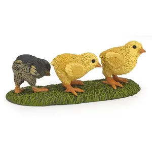 Игровая фигурка Papo Papo Chicks — многокрасочная фигурка цыплёнка, 60×23×27 мм