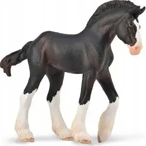 Collecta figure foal Clydesdale black coat model 004-88982 by Collecta
