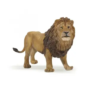 Figure Papo Lion by Papo — PVC wild animal figurine, brown, suitable from 3 years