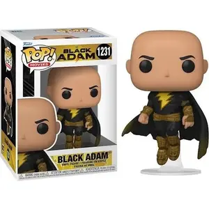 Figūriņa Funko Pop Black Adam ar apmetni — Funko Pop modelis 1231, vinila kolekcionējamā