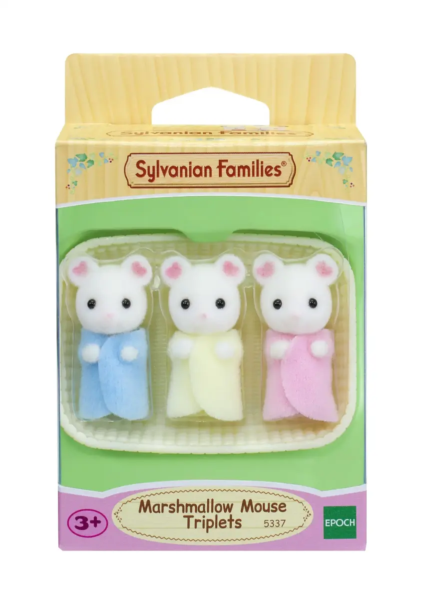 Epoch Sylvanian Families Marshmallow Mouse Triplets Photo 2