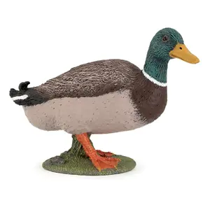 Figūriņa Papo Mallard Duck no PVC bērniem 3+, daudzkrāsaina, modelis 401255