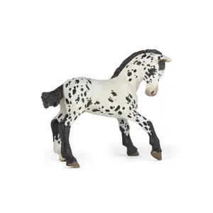 Figure Russell Hobbs Papo Black Appaloosa Foal PVC toy, 85×70×63 mm