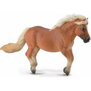 Collecta figurine horse foal Shetland chestnut model 88605, hand-painted toy replica